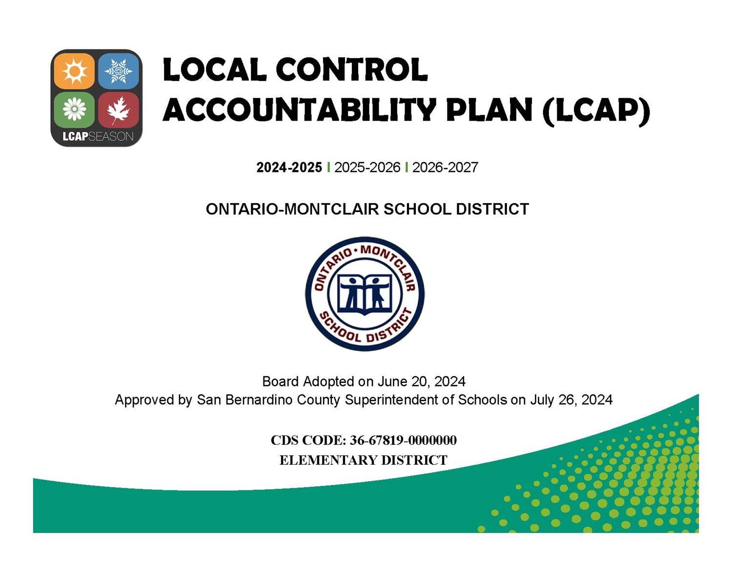 Local Control Accountability Plan (LCAP) Final - Board Adopted June 20, 2024 and Approved by SBCSS